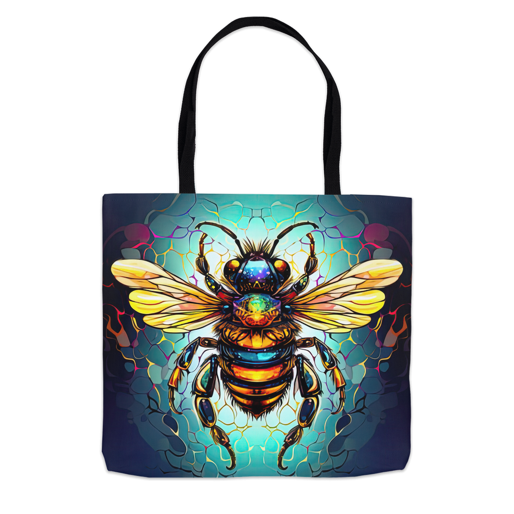 Bright Bee 1 Tote Bag Shopping Totes bee tote bag gift for bee lover gifts original art tote bag totes zero waste bag