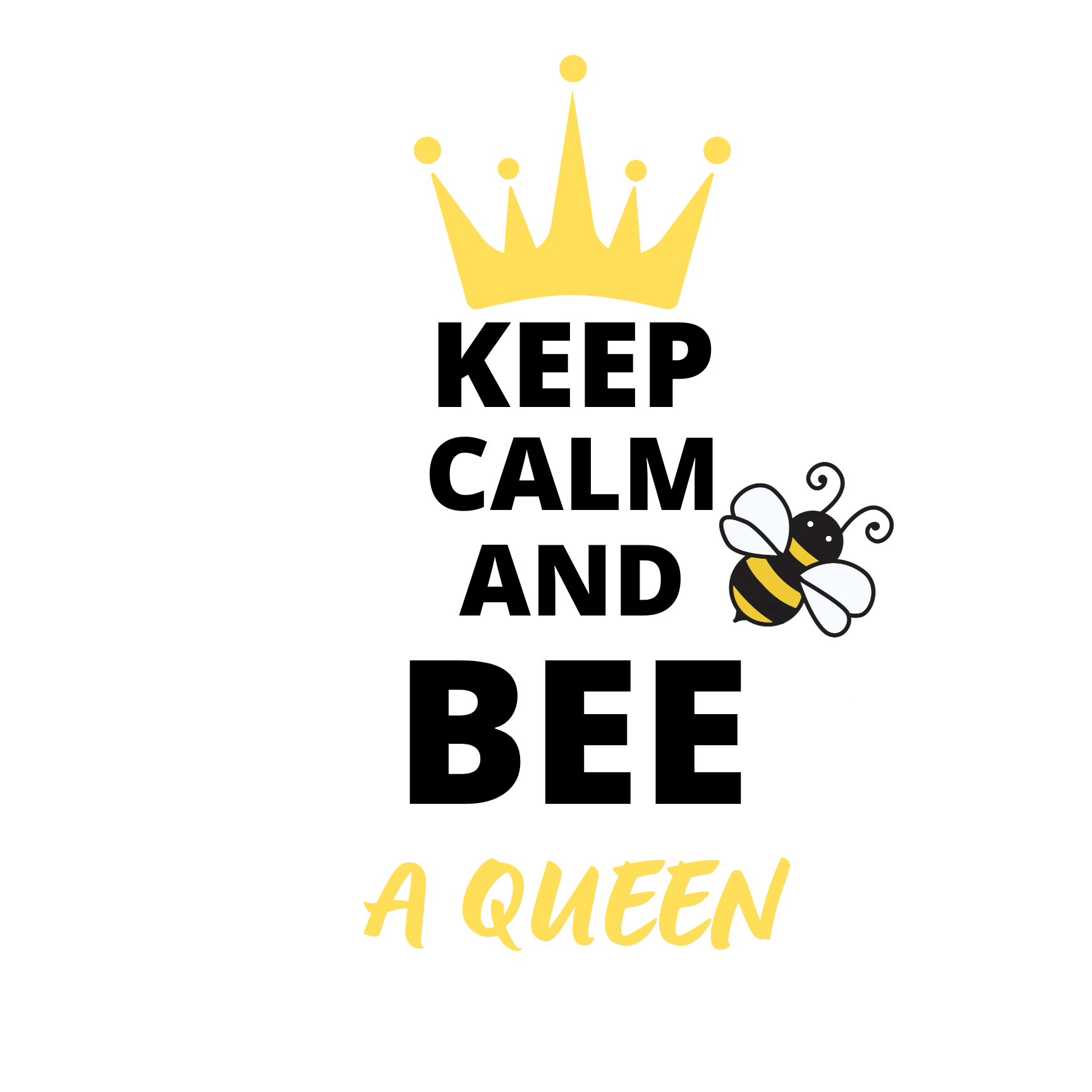 Keep Calm and Bee a Queen - That Bee Place