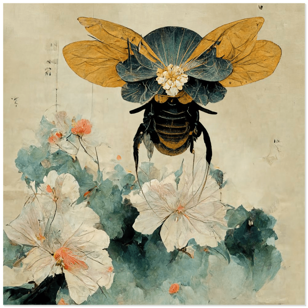 Vintage Japanese Paper Flying Bee - That Bee Place