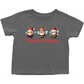 Happy Holidays Gnome Bees Toddler T-Shirt Charcoal Baby & Toddler Tops apparel holiday store