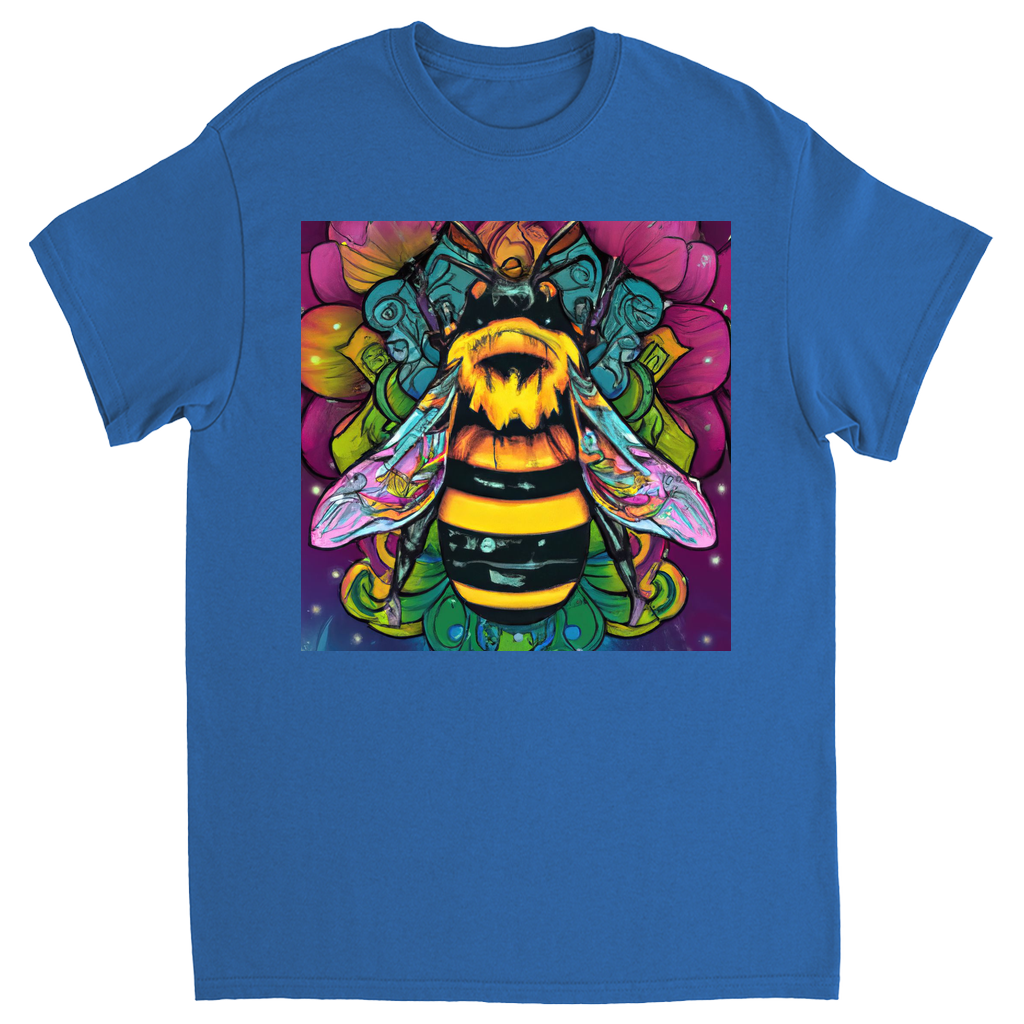 Psychic Bee Unisex Adult T-Shirt Royal Shirts & Tops apparel