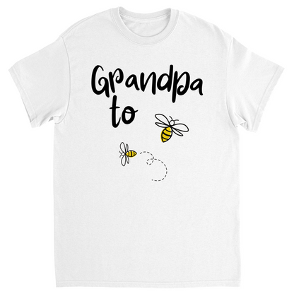 Grandpa to Bee Unisex Adult T-Shirt White Shirts & Tops
