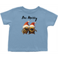 Bee Merry Toddler T-Shirt Light Blue Baby & Toddler Tops apparel holiday store