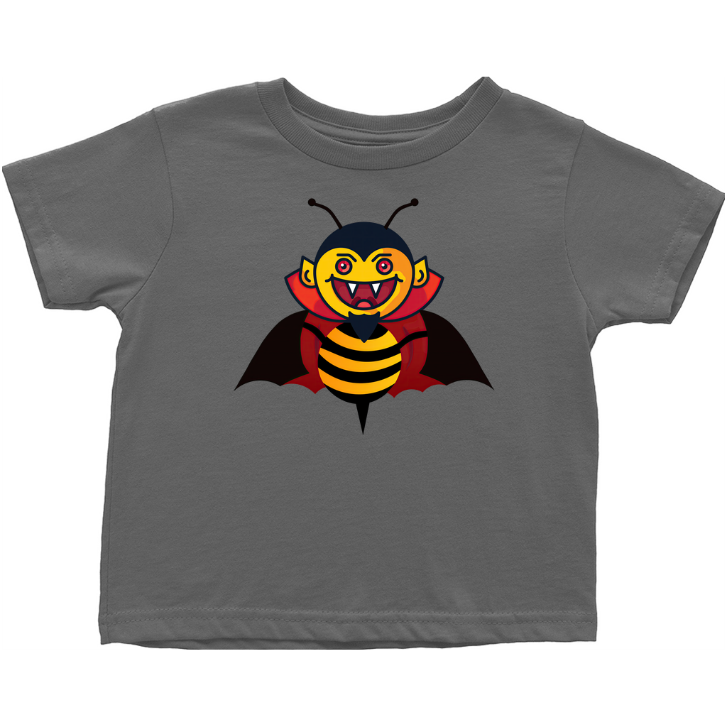 Vampiry Bee Toddler T-Shirt Charcoal Baby & Toddler Tops apparel