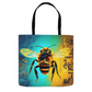 Bee 3000 Tote Bag 16x16 inch Shopping Totes bee tote bag gift for bee lover gifts holiday store original art tote bag totes zero waste bag