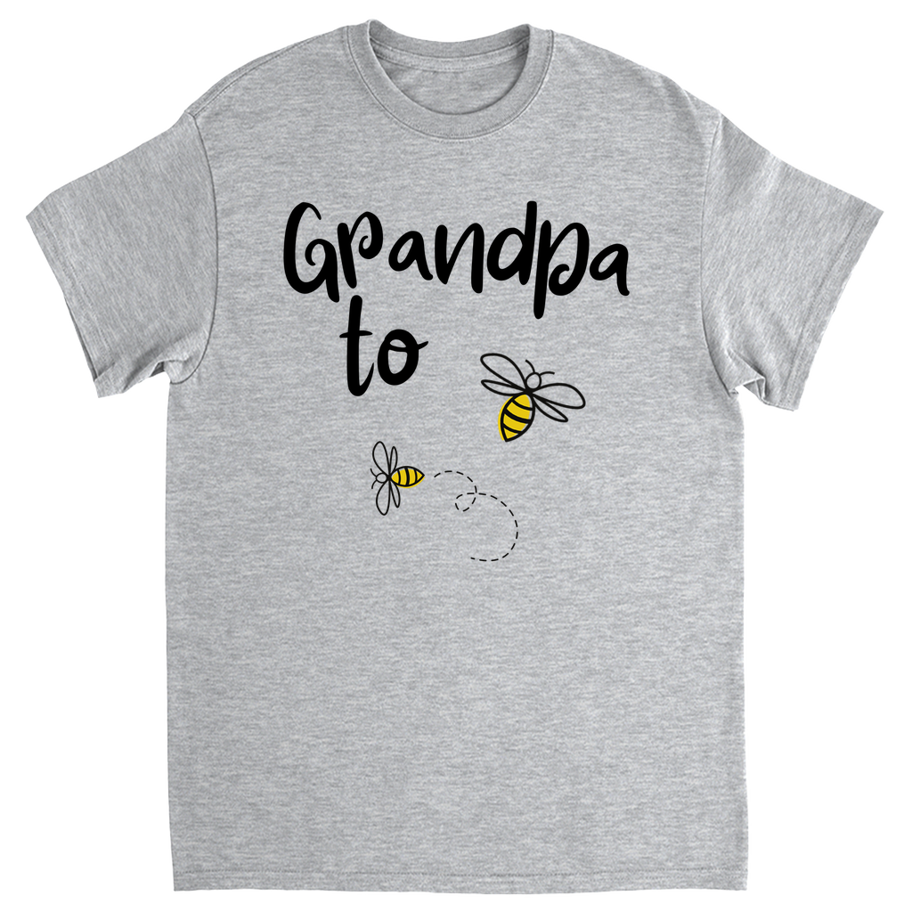 Grandpa to Bee Unisex Adult T-Shirt Sport Grey Shirts & Tops