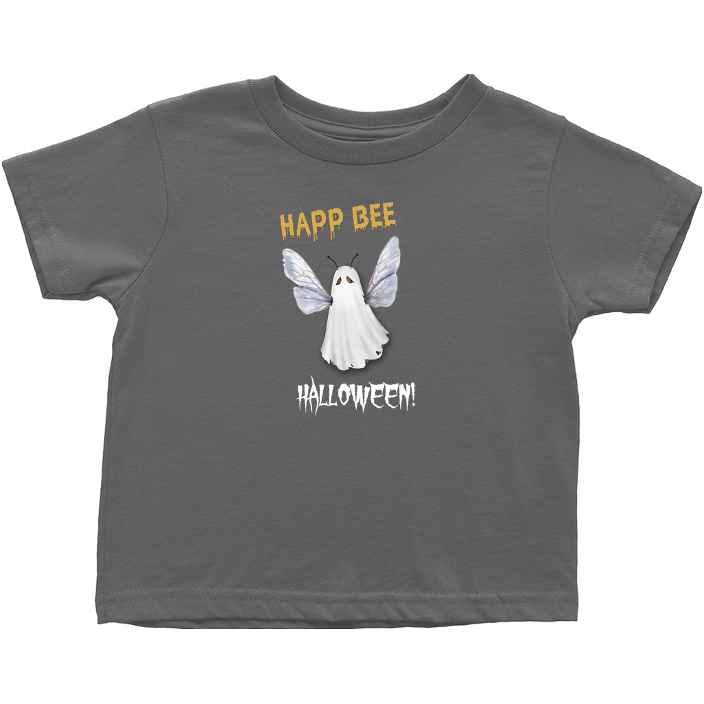 HAPPBEE GHOST Toddler T-Shirt Charcoal Baby & Toddler Tops apparel