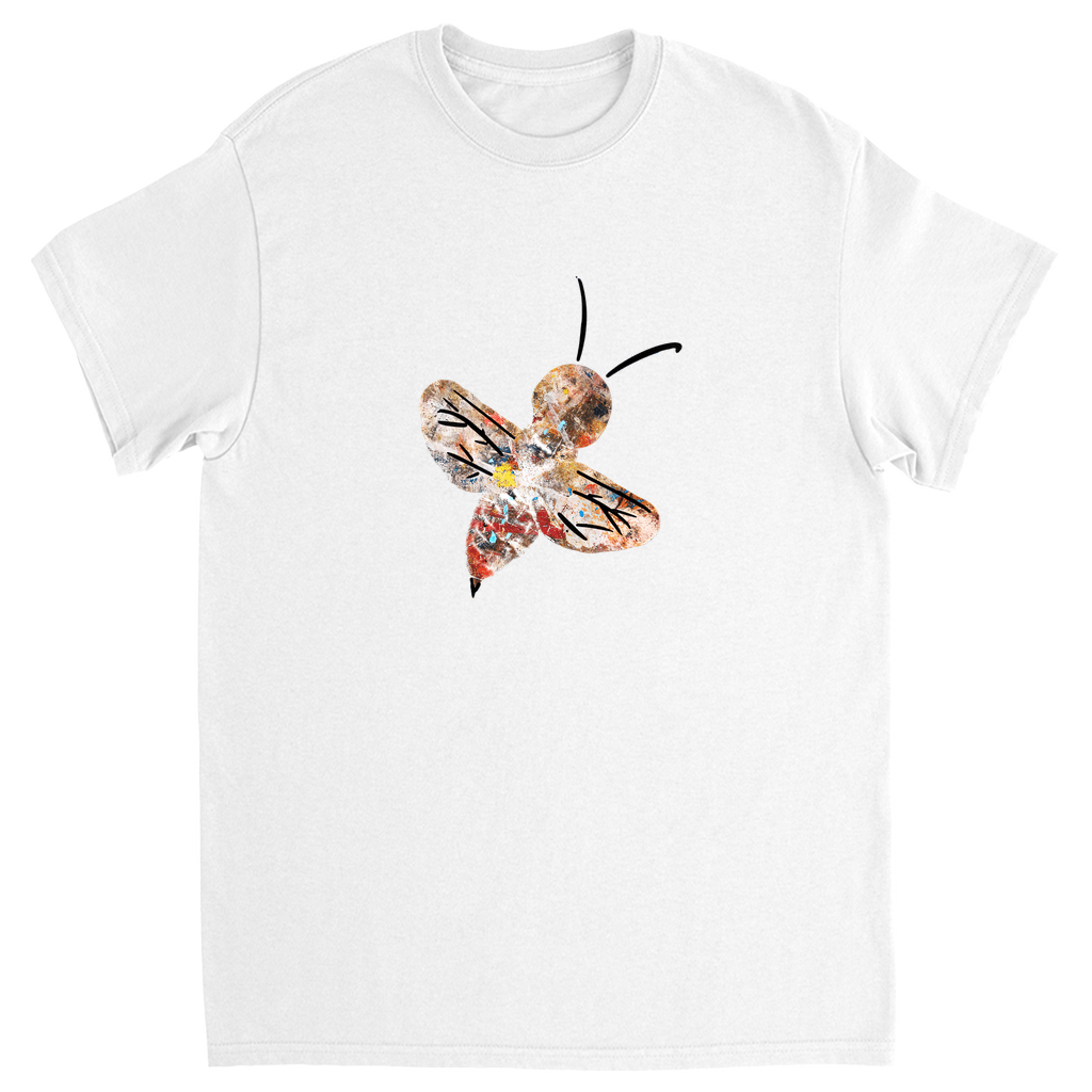 Abstract Crayon Bee Unisex Adult T - Shirt - That Bee Place