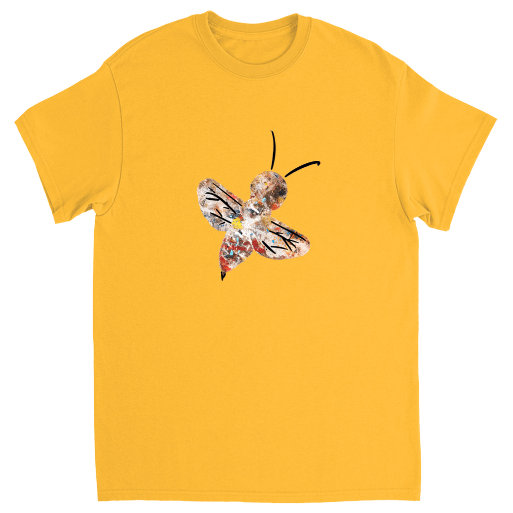 Abstract Crayon Bee Unisex Adult T - Shirt - That Bee Place