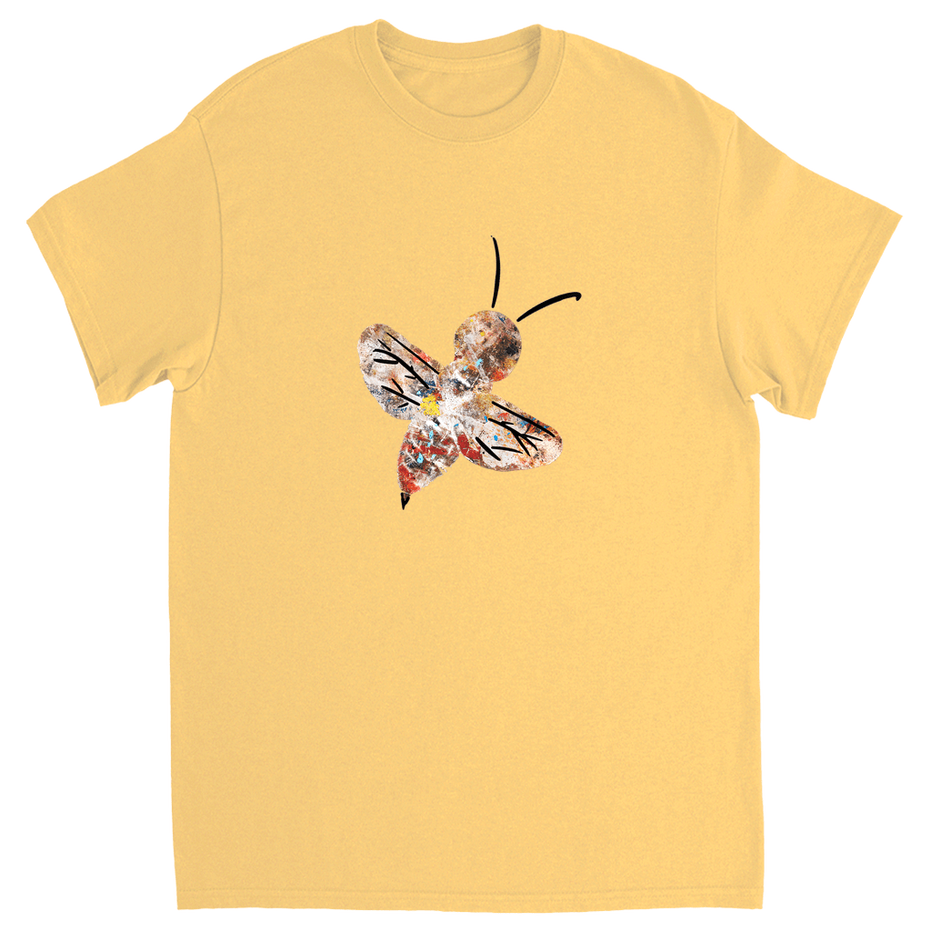 Abstract Crayon Bee Unisex Adult T - Shirt - That Bee Place