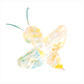 Abstract Sherbet Bee Bee Poster - That Bee Place