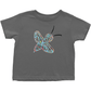 Abstract Twirly Blue Bee Toddler T-Shirt - That Bee Place