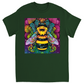Psychic Bee Unisex Adult T-Shirt Forest Green Shirts & Tops apparel