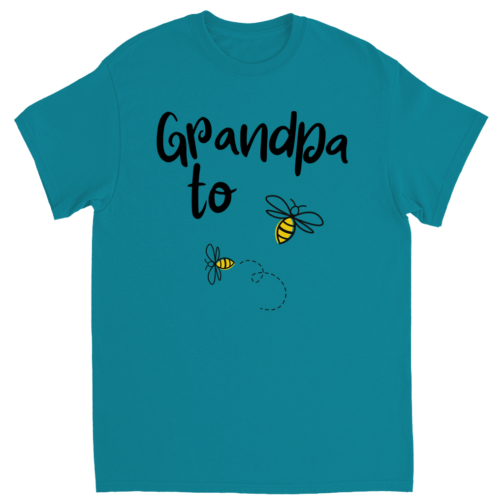 Grandpa to Bee Unisex Adult T-Shirt Tropical Blue Shirts & Tops
