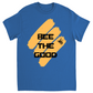 Bee the Good Unisex Adult T-Shirt Royal Shirts & Tops