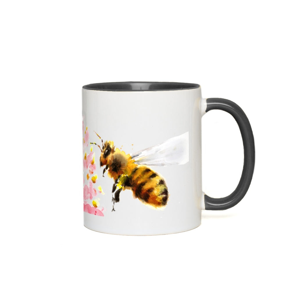 Rustic Bee Gathering Accent Mug