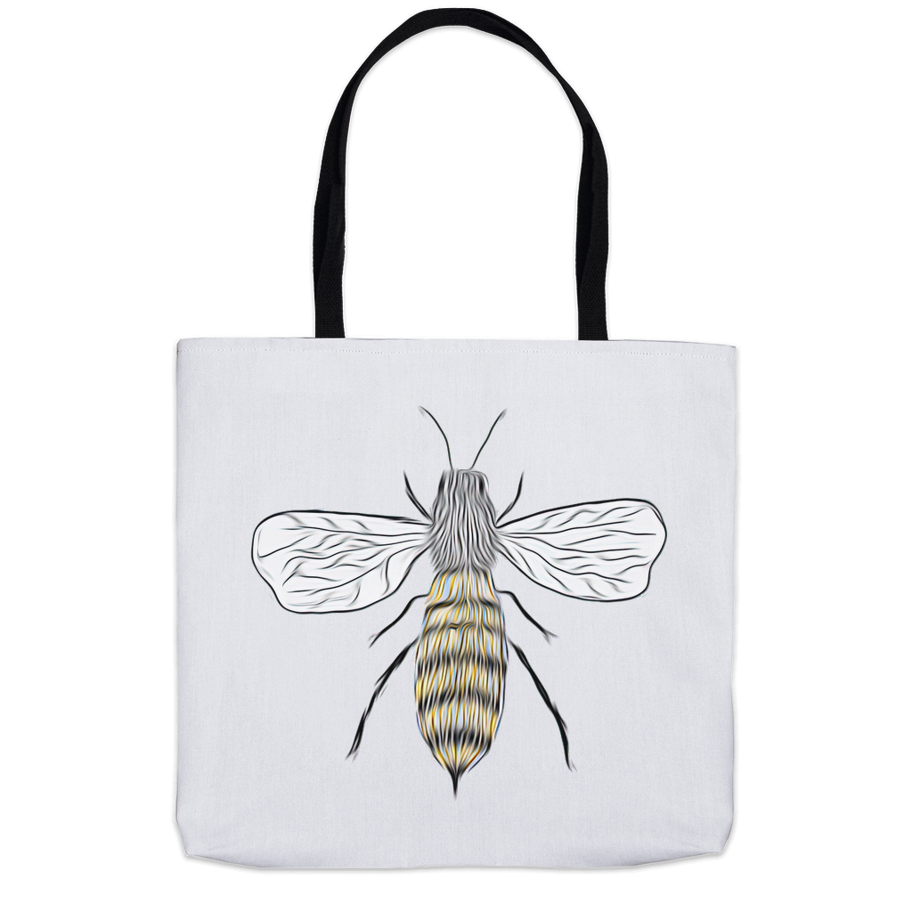 Furry Pet Bee Tote Bag Shopping Totes bee tote bag gift for bee lover gifts original art tote bag totes zero waste bag