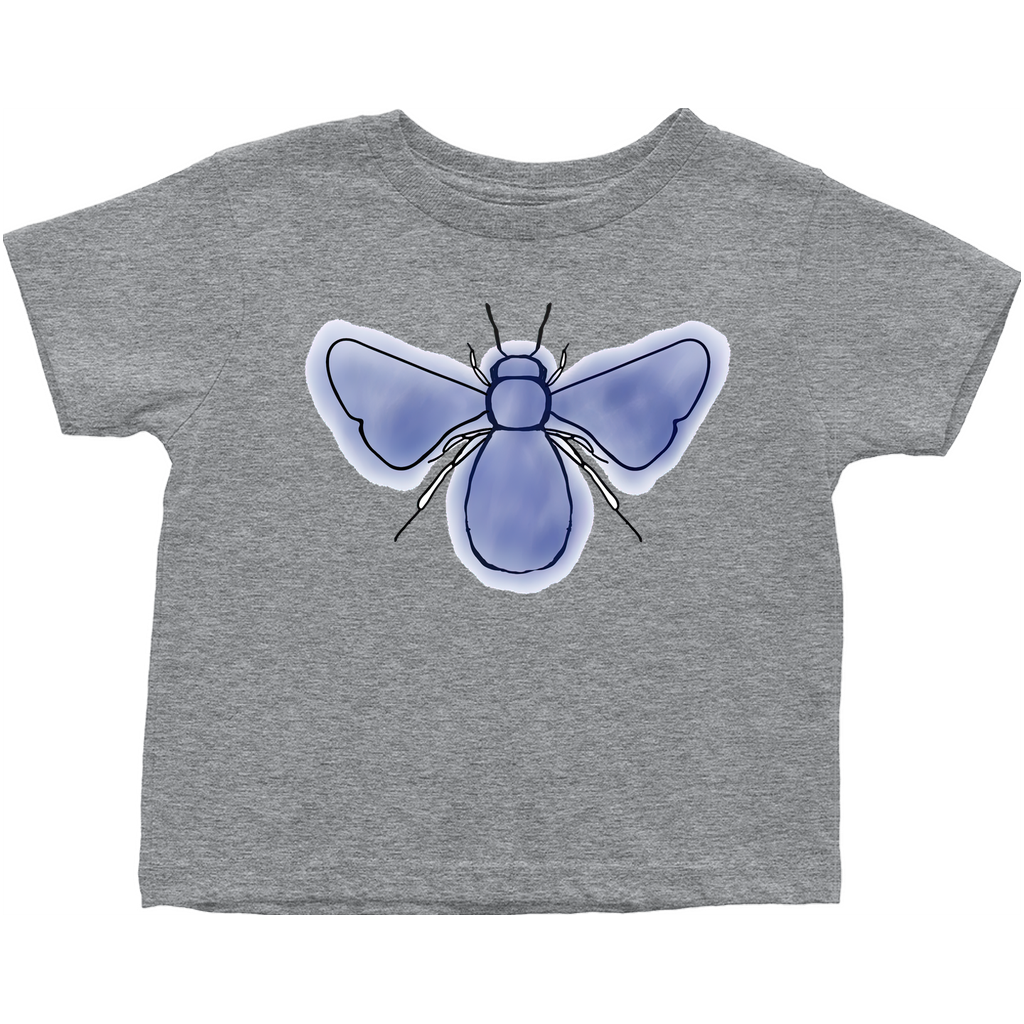 Blue Bee Toddler T-Shirt Heather Grey Baby & Toddler Tops apparel