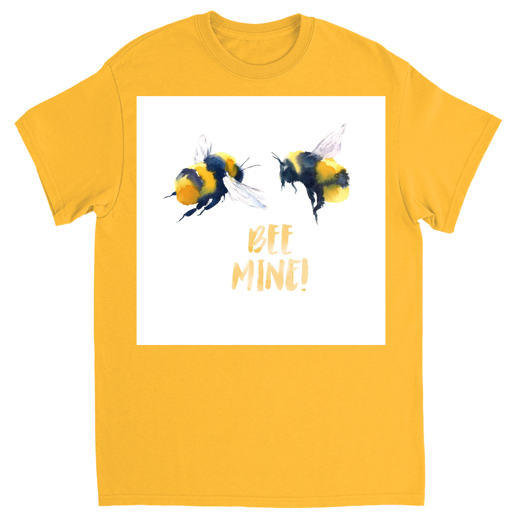 Rustic Bee Mine Unisex Adult T-Shirt Gold Shirts & Tops