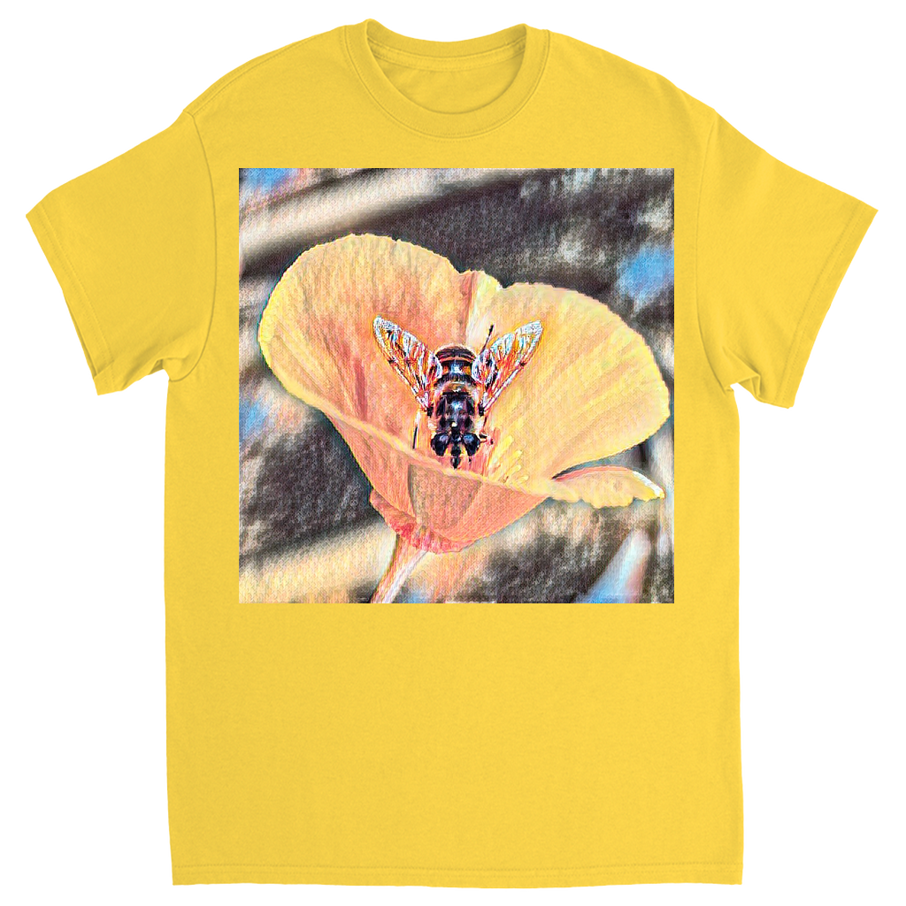 Painted Here's Looking at You Bee Unisex Adult T-Shirt Daisy Shirts & Tops