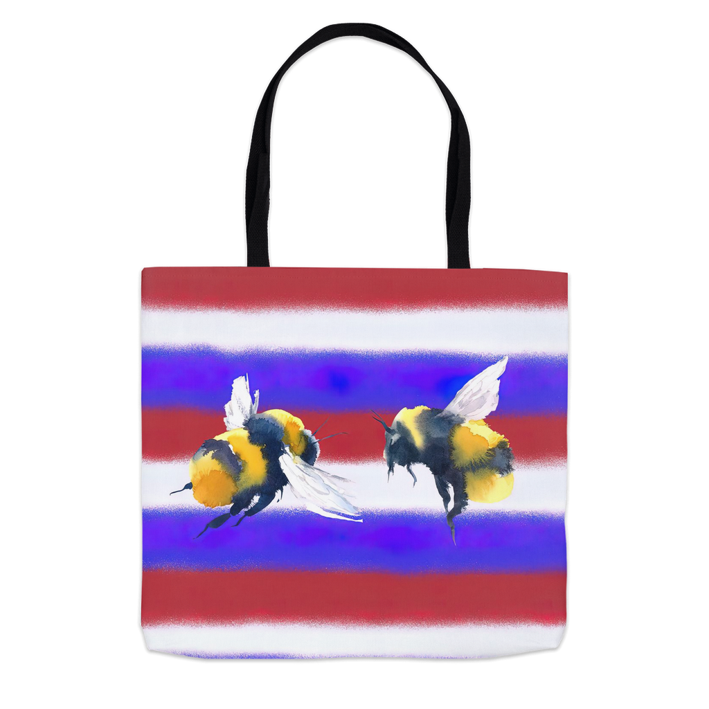 American Bees Tote Bag Shopping Totes bee tote bag gift for bee lover gifts original art tote bag totes zero waste bag