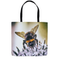 Top of the Dangerous World Bee Tote Bag Shopping Totes bee tote bag gift for bee lover gifts original art tote bag totes zero waste bag