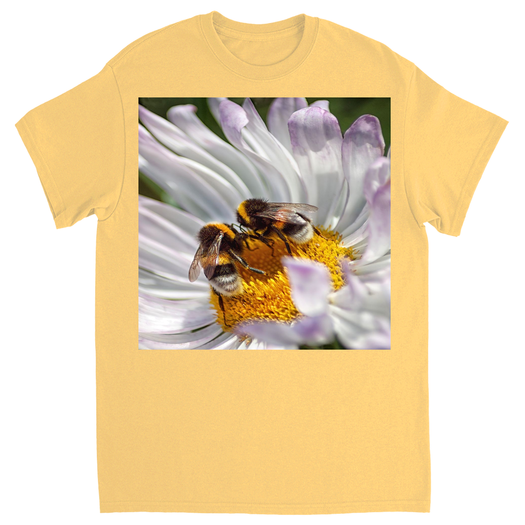 Bees Conspiring Unisex Adult T-Shirt Yellow Haze Shirts & Tops apparel