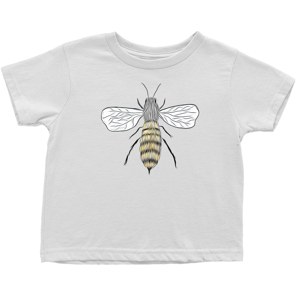Furry Pet Bee Toddler T-Shirt White Baby & Toddler Tops apparel