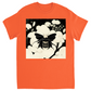 Vintage Japanese Woodcut Bee Unisex Adult T-Shirt Orange Shirts & Tops apparel Vintage Japanese Woodcut Bee