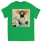Vintage Japanese Paper Flying Bee Unisex Adult T-Shirt Irish Green Shirts & Tops apparel Vintage Japanese Paper Flying Bee