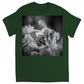 Black and White Sipping Bee Unisex Adult T-Shirt Forest Green Shirts & Tops apparel