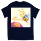 Pastel Bee Yourself Unisex Adult T-Shirt Navy Blue Shirts & Tops apparel