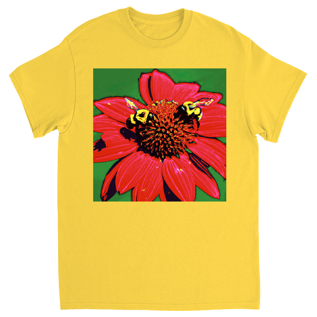 Red Sun Bee T-Shirt Daisy Shirts & Tops apparel
