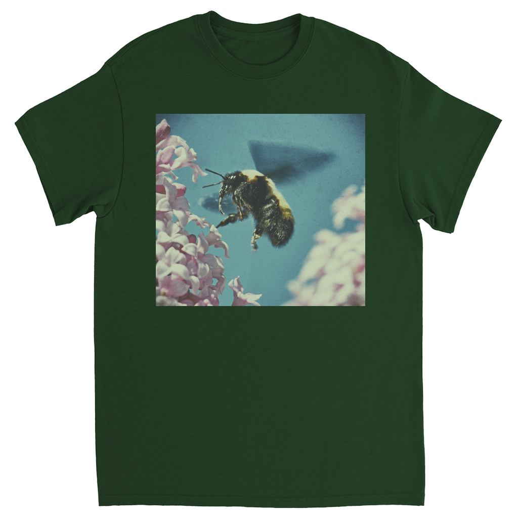 The 60's Bee T-Shirt Forest Green
