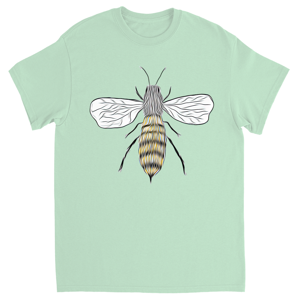 Furry Pet Bee Unisex Adult T-Shirt Mint Shirts & Tops apparel