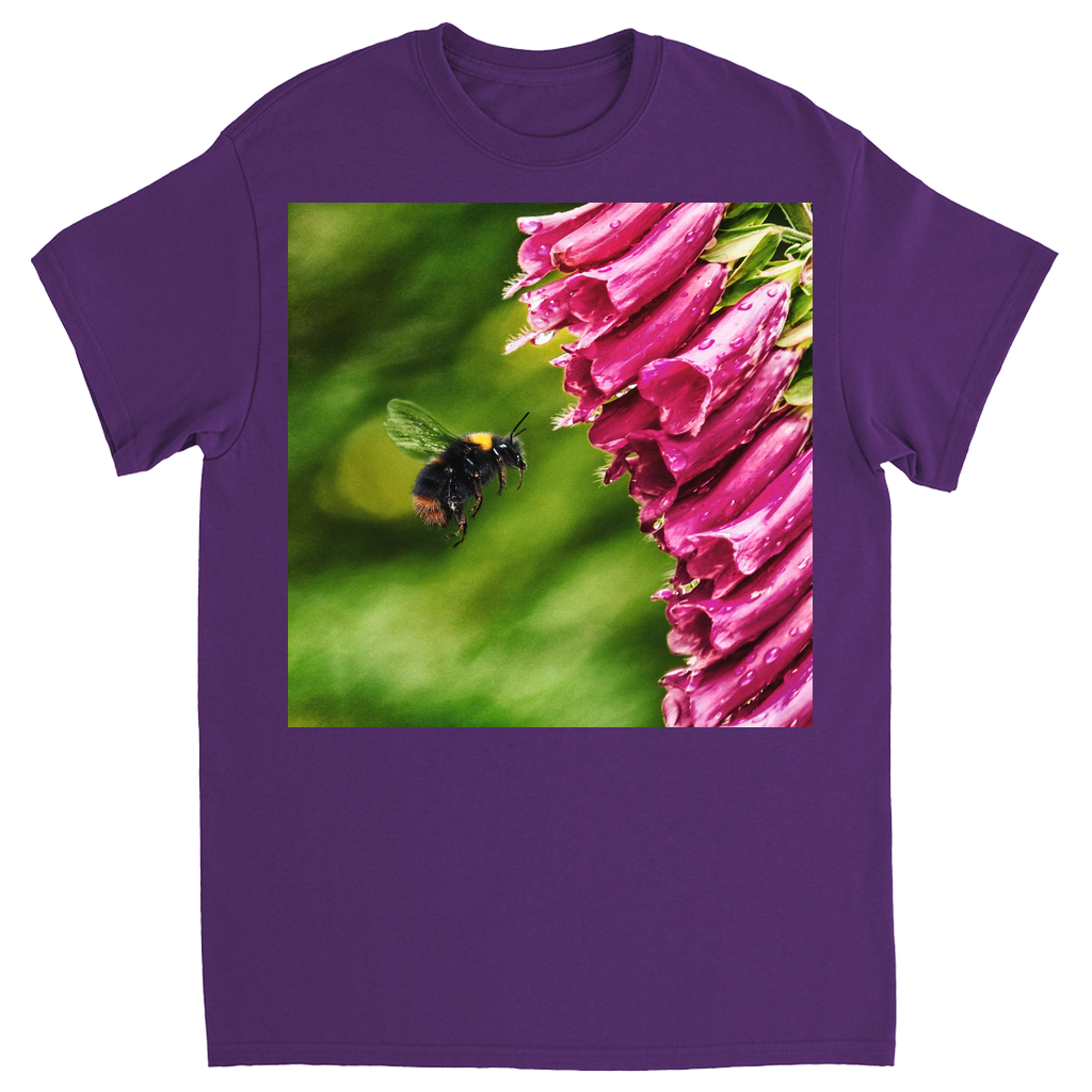 Bees & Bells Unisex Adult T-Shirt Purple Shirts & Tops apparel