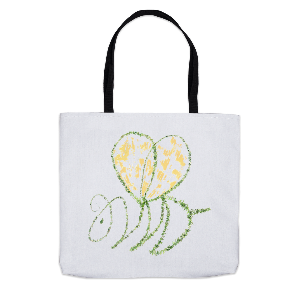 Leaf Bee Tote Bag Shopping Totes bee tote bag gift for bee lover original art tote bag zero waste bag
