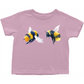 Friendly Flying Bees Toddler T-Shirt Pink Baby & Toddler Tops apparel