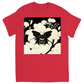 Vintage Japanese Woodcut Bee Unisex Adult T-Shirt Red Shirts & Tops apparel Vintage Japanese Woodcut Bee