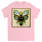 Paper Art Nouveau Bee Unisex Adult T-Shirt Light Pink Shirts & Tops apparel Paper Art Nouveau Bee