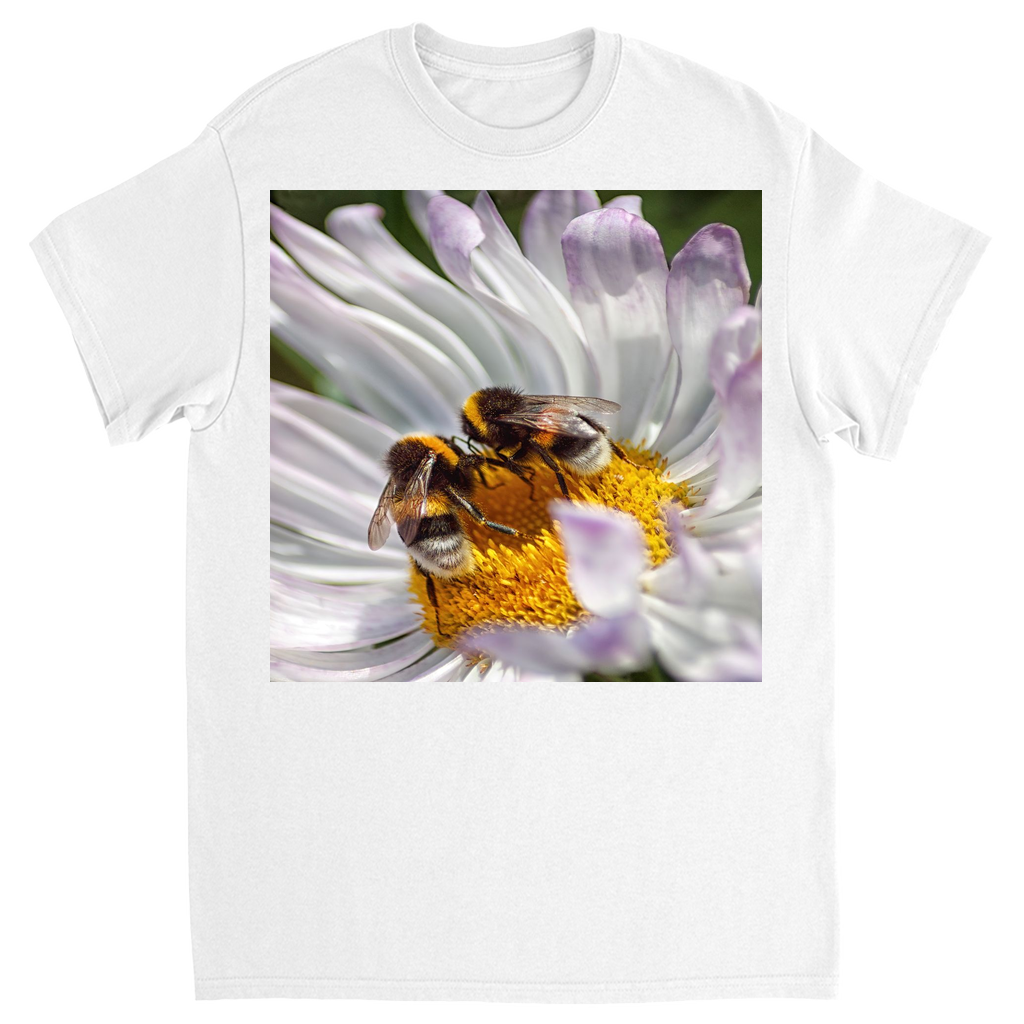 Bees Conspiring Unisex Adult T-Shirt White Shirts & Tops apparel
