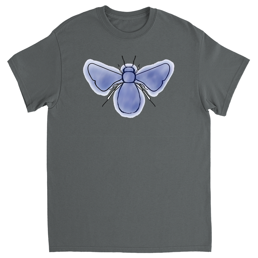 Blue Bee Unisex Adult T-Shirt Charcoal Shirts & Tops apparel