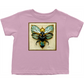 Paper Art Nouveau Bee Toddler T-Shirt Pink Baby & Toddler Tops apparel Paper Art Nouveau Bee