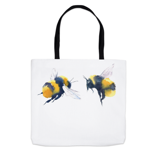 Friendly Flying Bees Tote Bag Shopping Totes bee tote bag gift for bee lover gifts original art tote bag totes zero waste bag
