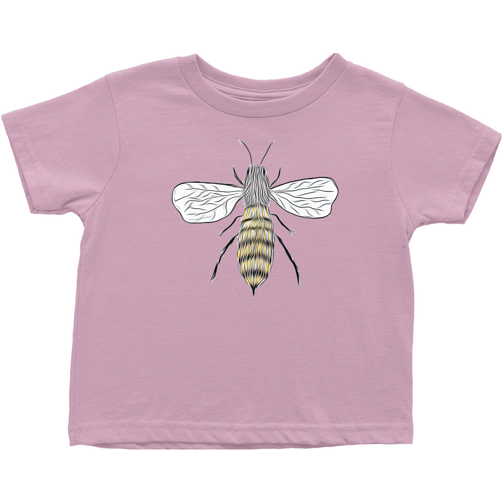Furry Pet Bee Toddler T-Shirt Pink Baby & Toddler Tops apparel