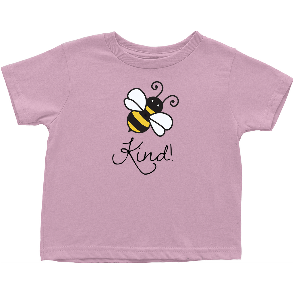 Bee Kind Toddler T-Shirt Pink Baby & Toddler Tops apparel