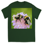 Nice To Meet You Bees Unisex Adult T-Shirt Forest Green Shirts & Tops apparel