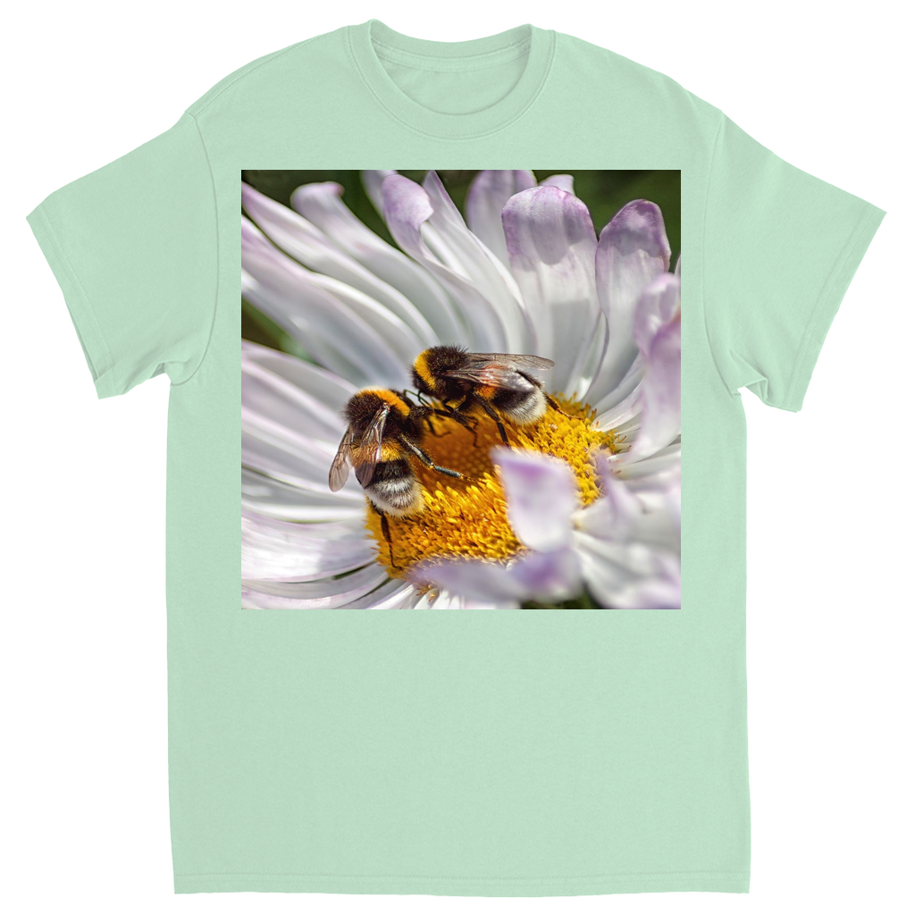 Bees Conspiring Unisex Adult T-Shirt Mint Shirts & Tops apparel
