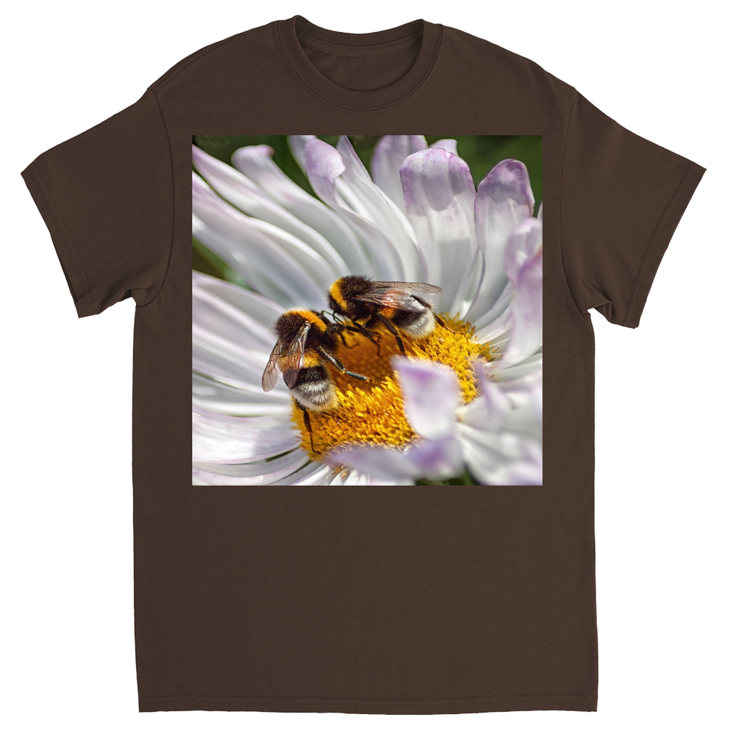 Bees Conspiring Unisex Adult T-Shirt Dark Chocolate Shirts & Tops apparel