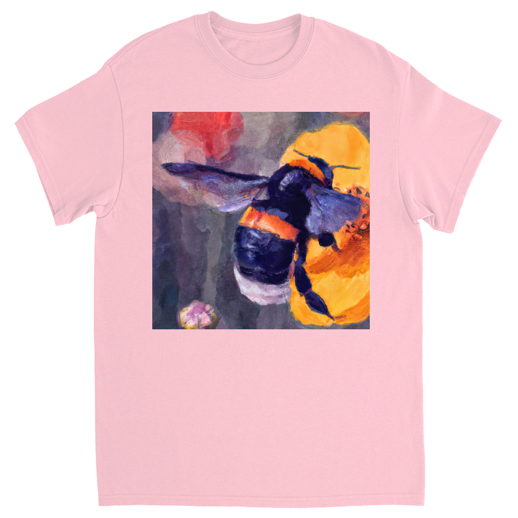 Color Bee 5 Unisex Adult T-Shirt Light Pink Shirts & Tops apparel Color Bee 5